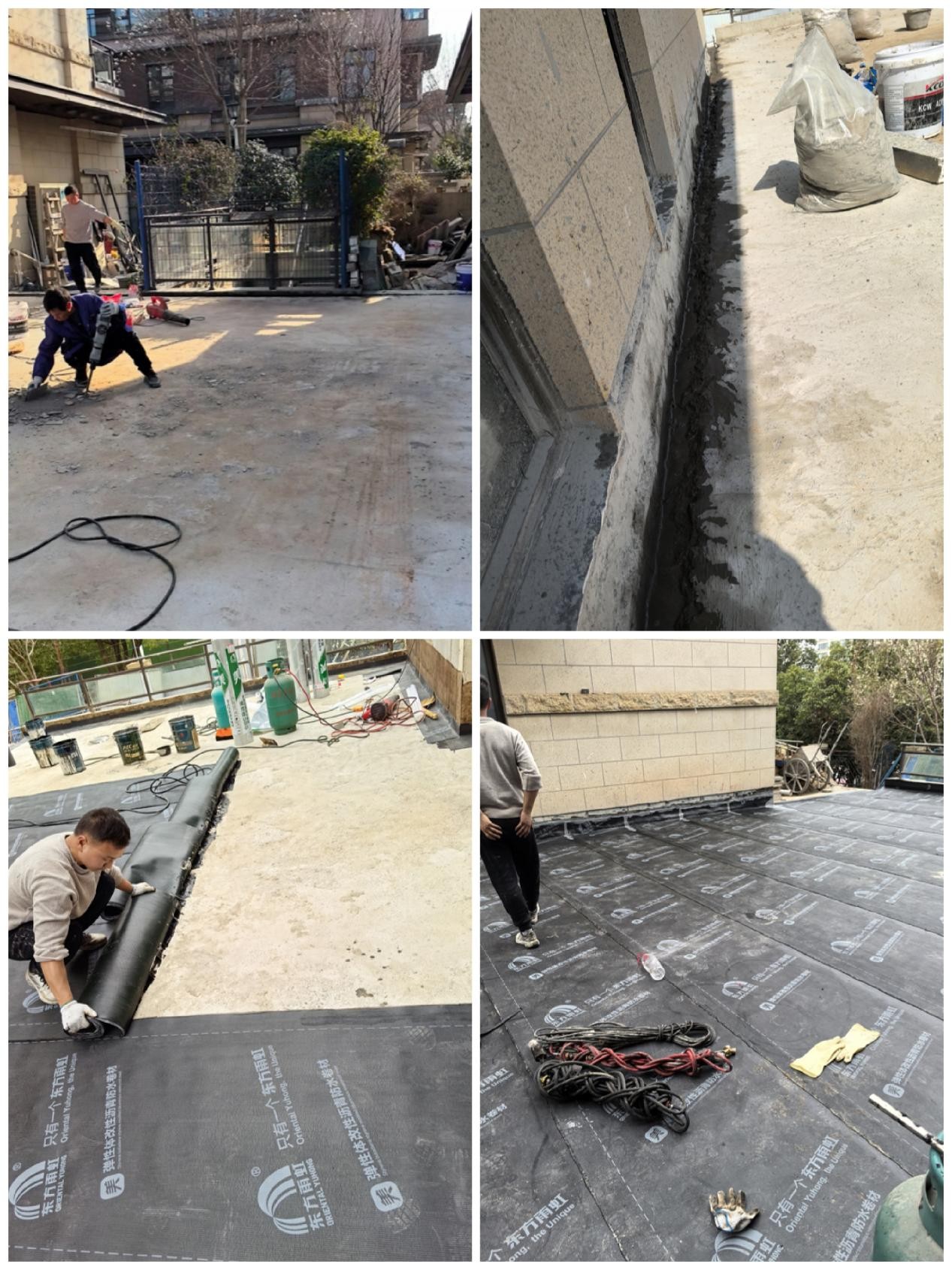 联投半岛一品 车库顶板防水