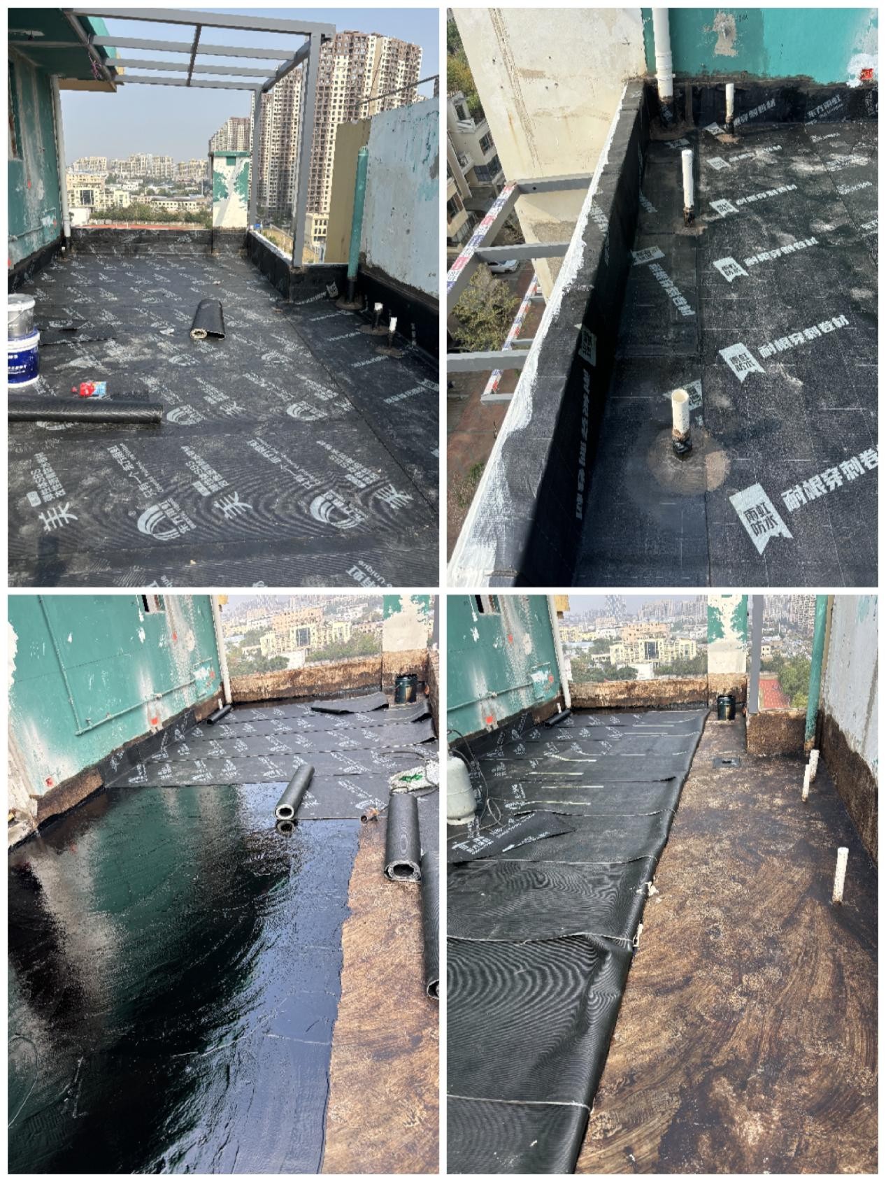 美加湖滨新城 露台防水