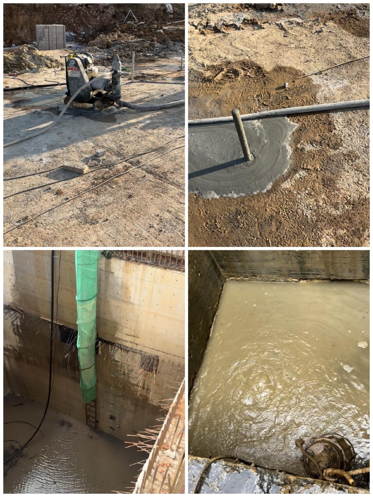 汉南 邓西线沉井结构堵漏、加固